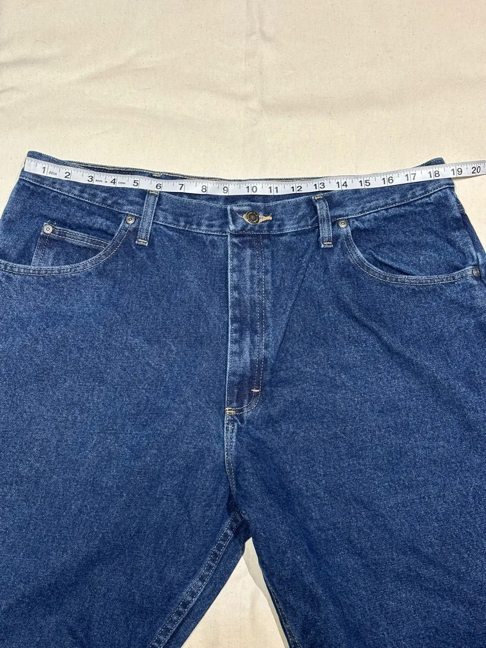 Wrangler 9760WDR Relaxed Fit Jeans Men’s 40x30 Dark Rinse 100% Cotton